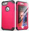 IDweel for iPhone 6S Plus Case with Tempered Glass Screen Protector, for iPhone 6 Plus Case, 3 in 1 Shockproof Slim Hybrid Heavy Duty Hard PC Cove...