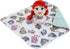 Disney Ariel and Princess White and Aqua Lovey Security Blanket...