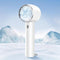 Handheld Portable Turbo Fan with Cold Compress, High-Speed 2 in 1 Hand Held & Desk Fan, 4200mAh Battery Rechargeable Mini Personal Travel Fan for ...