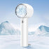 Handheld Portable Turbo Fan with Cold Compress, High-Speed 2 in 1 Hand Held & Desk Fan, 4200mAh Battery Rechargeable Mini Personal Travel Fan for ...