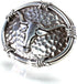 ARIAT Men's Western Buckle, Antique Silver with Steer Head Motif and Barbwire Edging-A37050...