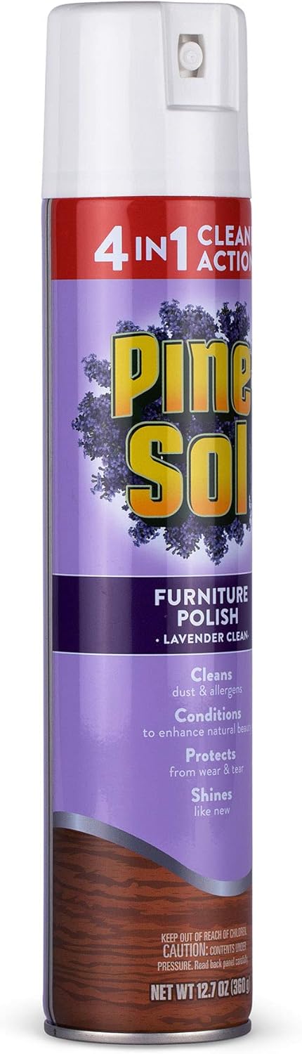 Pine-Sol Furniture Polish | Wood Furniture Polish Spray | Wood Polish Spray for Your Furniture Gives You A Powerful Clean You Can Trust | 12.7 Oun...