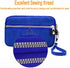 Women's Nylon Smartphone Wristlets Bag Three Zipper Long Clutch Wallets Purses for Cellphone/Card/Cash/Coin/Bills...