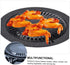 Portable Gas Stove Iron Baking Pan Stove Grill stove korean bbq grill carbon steel cake pan korean barbecue dish Non Stick Grill Pan broiler pan f...