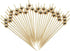 Minisland Gold Pearl Cocktail Picks, 4.7 Inch Long Bamboo Fancy Toothpicks for Appetizers, Decorative Christmas New Year Holiday Party Food Drink ...