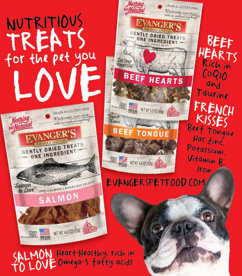 Evanger's Nothing But Natural Gently Dried Beef Liver Treats for Dogs...
