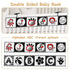 Vicloon Black and White High Contrast Baby Toys, Soft Baby Book for Newborn 0-3-6-12 Months, Infant Tummy Time Toys, Early Education Sensory Toys,...