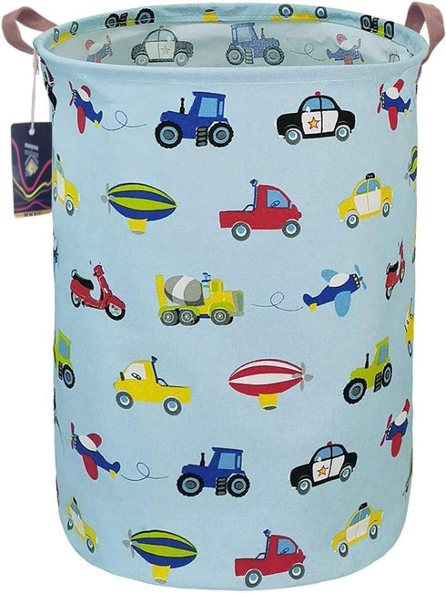 Kids Laundry Basket,Boys Toy Storage Bin,Baby Dirty Clothes Hamper,Nursery Hamper for Bedroom,Gift Baskets(Car)...