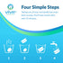 Night Guard Cleaner Tablets - Retainer & Denture Tabs for NightGuard, Mouthguard - Removeable Partial or Full False Teeth - Overnight, Antibacteri...