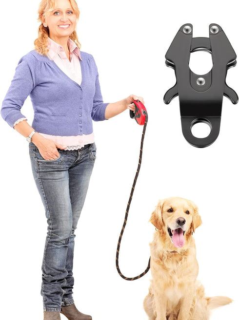 Reginary 2 Pcs Frog Clip Dog Leash Clip for Linking Black Pet Collar Clasp Quick Release Frog Cable Dog Leash Buckle Dog Chain Buckle Replacement ...