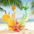 Reusable Drinking Straws Novelty Dinosaur Party Straw Curly Hard Plastic Straws Kids Birthday Party Decorations Supplies Family Reunion Favors - P...