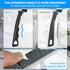 4TH Multi-Purpose Hard Bristle Crevice Cleaning Brush -Deep Reach Gap Cleaning Tool for Household Use -Versatile, Durable, Thin Brush to Clean Tig...