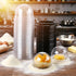 EchoDone Clear Plastic Mini Cupcake Boxes Muffin Pod Dome Single Container Box Wedding Birthday Gifts Boxes Supplies 50 Pack (Black)...