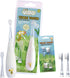Jack N' Jill Tickle Tooth Sonic Electric Toothbrush with Replacement Head - Gentle Cleaning, Made for Tiny Teeth, LED Inspection Light, for Babies...