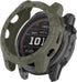 Compatible with Garmin Tactix 7 AMOLED Case, Scratch-Resistance TPU Military Protection Rugged Cover Case for Garmin Tactix 7 AMOLED Smartwatch Ac...