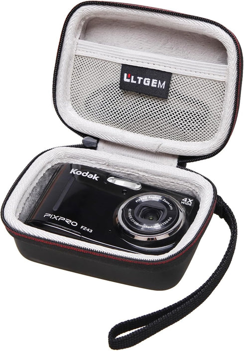 LTGEM Camera Case for Kodak PIXPRO Friendly Zoom FZ41/FZ43/FZ45/FZ53/FZ55 Digital Camera - Storage Travel Protective Carrying Bag for Digital Came...
