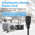 Snowblower Start Cord Replacement Parts 929-0071b Compatible with Ariens and MTD Electric Snow Blower - 9.8ft Starter Power Cord Accessories...