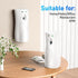 Automatic Air Freshener Spray Dispenser, Wall/Standing Battery Powered (Not Included) Aerosol Spray Dispenser with Remote Control for Bathroom, Ho...