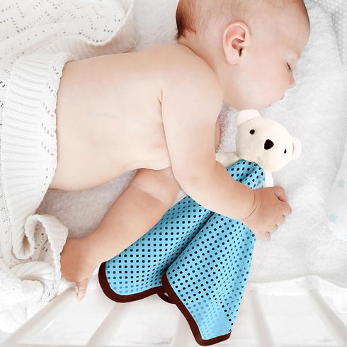 The Safer Baby Lovey | Breathable & Soft Security Blanket | Soft Blanket with Holes for Easy Breathing | Gender Neutral Snuggle Toy | Baby Gift fo...