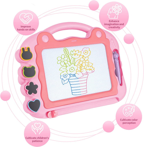 Magnetic Drawing Board Sketch Doodle for 3 4 5 Year Old Baby, Educational Learning Toys Age 3-5 Year Old Girls, Erasable Doodle Board for Kids, To...