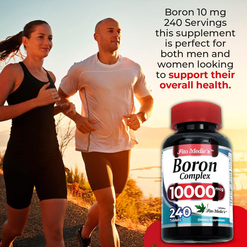 FITO MEDIC'S Lab | boron |10 mg | 240 Servings | boron supplement for men | boron supplement for women | boron supplement | Ultra high Absorption,...