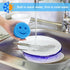 Scrub Dish Sponge Set Color Variety Pack (8 Sponges & 1 Sponge Holder), Scratch-Free Multipurpose Dish Sponges - Bpa Free & Made with Polymer Foam...