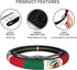 Mexico Flag Pattern Car Steering Wheel Cover Soft Elasticity Universal 15 Inch Car Accessories Steering Wheel Protector for Women Men Girls Lady...