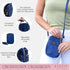 KEDZIE Crosstown Crossbody Zipper Bag with Adjustable Strap...