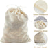 TUZAZO 24 Pack Reusable Tea Bags, Soup Bags, Cheesecloth Bags for Straining, Spice Bags for Cooking, Drawstring Muslin Bags, Sachet Bags, Coffee T...