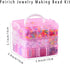 Peirich Bracelets Making Bead Kits, includes 44 Colors Embroidery Floss with 3-Tier Organizer Storage Box, Over 4900 Beads for Friendship Bracelet...