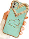 BANAILOA Compatible with Phone 11 Case Cute,Sparkle Plating 3D Love Hearts Case Camera Lens Protective Soft TPU Girly Case Cover Designed for Phon...