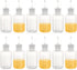 ULAB 12pcs Vol.125ml/4.2oz Drop Dispensing Bottles, LDPE material, PP Cap and Screw Cap, Laboratory drip Bottle, Watercolor Pigment Bottle, Ink Di...