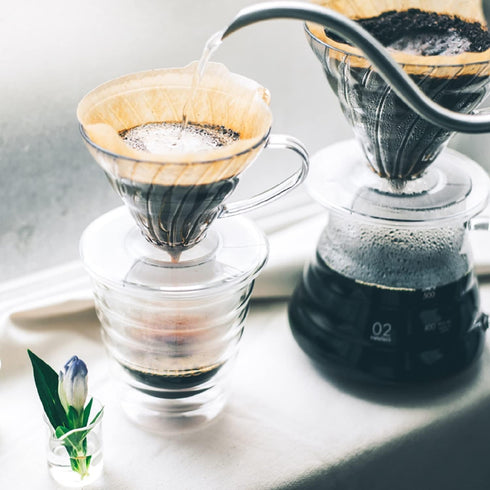 Hario V60 Plastic Coffee Dripper, Size 03, Clear...