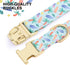 Beirui Cute Girl Dog Collars for Female Dogs, Summer Dog Collar with Flower, Soft Floral Pet Collars for Small Medium Large Dogs(Coconut Tree,S)...