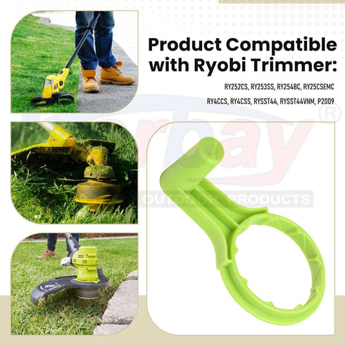 312283001 String Trimmer Tandle/Crank Handle Assy/Speed Winder Crank Reel Easy Trimmer Head for Ryobi Homelite Troy-Bilt Echo P2009, RY252CS, RY25...