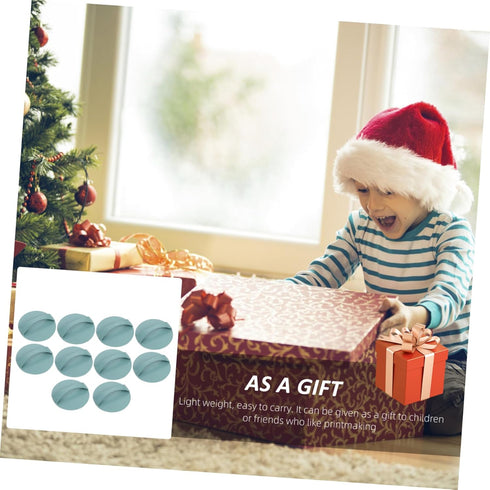 COHEALI 10 Pcs Letterpress Painting Supplies Printmaking Supplies Ink Roller with Grip Handle Printing Tools Printmaking Ink Plates Stamping Tool ...