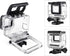 Side Open Skeleton Housing Case for GoPro Hero 5/6/7 Black Action Camera - Protective Lens Removal NOT Needed - Transparent Clear...