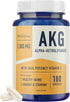 AKG Supplement | 1,100MG Per Serving | 180 Capsules | Alpha Ketoglutarate With Calcium + Vitamin C | For Healthy Aging, Longevity, Energy, and Foc...