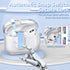 AirPods Pro 2nd/1st Generation Case Cover with Cleaner Kit, Auto Snap Switch Secure Lock Clip Transparent Airpods Pro Case,Compatible with MagSafe...