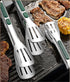 Waffle Maker 9 inches Tongs, Stainless Steel Tongs for Holding Waffles, Steakand Chicken, Silver...