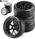 1/10 RC Rally On Road Car Tires and Hard Plastic Wheels Rims Drift Tyres 12mm Hex for 1:10 Scale RC Racing Car Tamiya Traxxas HPI KYOSHO XV02 XV01...