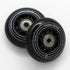 Flux 2 76mm RipStik Wheels 85A for Ripsurf Caster Board, RipStik Wave Board, or Crazy Cart Wheels Replacement, 2 Pack with Bearings...