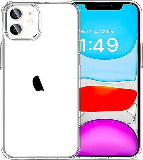 Compatible with iPhone 11 Case, Clear TPU Phone Cases Shockproof Bumper Cover Anti-Scratch Protective Slim Thin Crystal Phone Case for 11 6.1inch...
