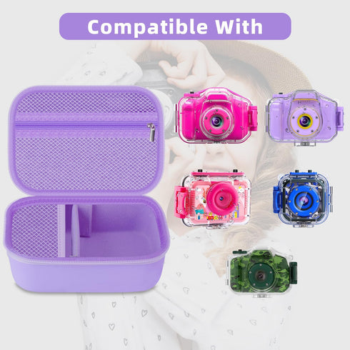 Kids Camera Case Compatible with Agoigo/ESOXOFFORE/GKTZ/Anchioo/MINIBEAR/Seckton/Goopow Digital Waterproof Camera Portable Instant Print Cameras S...