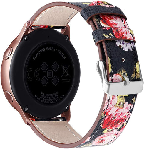 Bands Compatible with Samsung Galaxy Watch 7 / FE / 6/6 classic / 5/5 Pro / 4/4 Classic / 3 41mm / Active 2 / Huawei GT3 / GT2 42mm, 20mm Printed ...