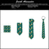 Jacob Alexander Men's Happy Saint Patrick's Day Lucky Drink Clover Hat Gold Pot Horseshoe Pre-Tied Zipper Neck Tie Green...