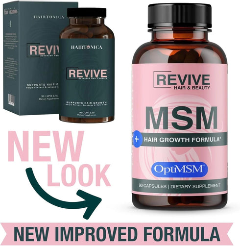 Hairtonica - Revive Hair Growth with Vitamins and Essential Nutritional Supplements - Supports Thicker Fuller Hair - 30 Day Supply...