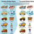 Fridge Magnetic Transports for Toddlers 30PCS Vehicles Magnets for Kids Ages 3+ Cute Refrigerator Magnets for Fridge Flash Cards Learning & Educat...