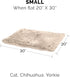Furhaven Waterproof Throw Blanket for Dogs & Indoor Cats, Washable - Shaggy Plush Calming Long Faux Fur & Velvet Dog Blanket - Taupe, Small...