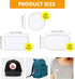 30 Pieces Sublimation Patches Fabric Iron-on Blank Patches 3 Shapes Repair Embroidery Sublimation Blank Hat Embroidery for DIY Crafts, Caps Clothe...
